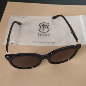 Black and gold FRONT Sunglasses